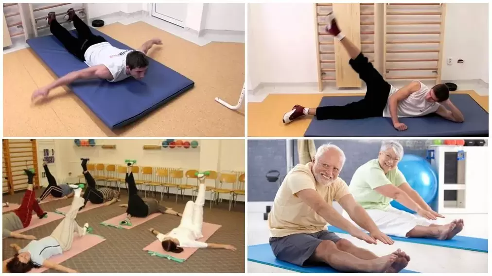 cvičenia na bedrovú osteochondrózu